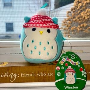 Winston Christmas Squishmallow Ornament